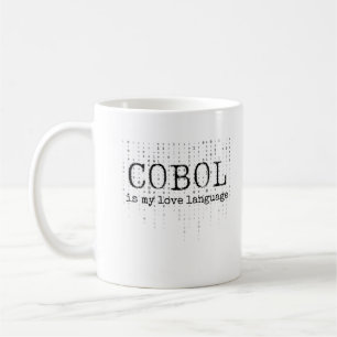 Cobol is mijn liefdestaal.b koffiemok