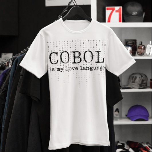 Cobol is mijn liefdestaal.b t-shirt