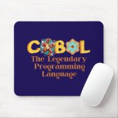 Cobol legendarische programmeertaal muismat (Met muis)
