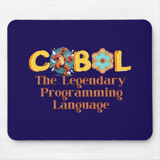 Cobol legendarische programmeertaal muismat (Voorkant)