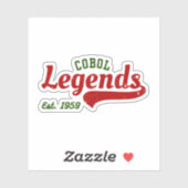 COBOL Legends Est. 1959 – A Retro Tech Sticker (Vel)