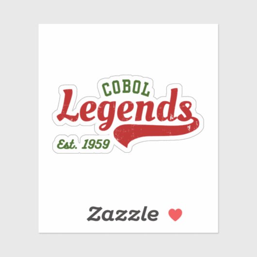 COBOL Legends Est. 1959 – A Retro Tech Sticker (Vel)