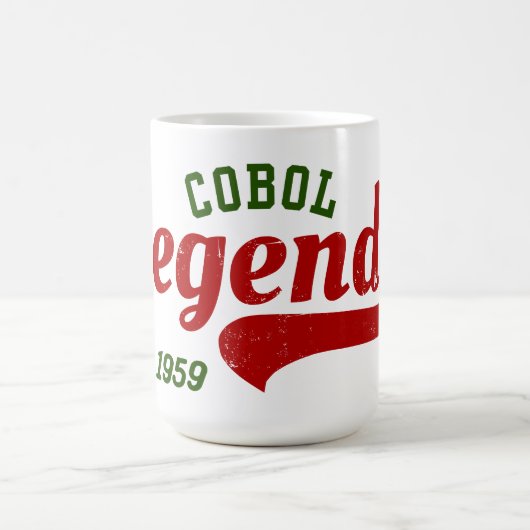 COBOL Legends Est. 1959 – A Retro Tech Sticker Koffiemok (Center)