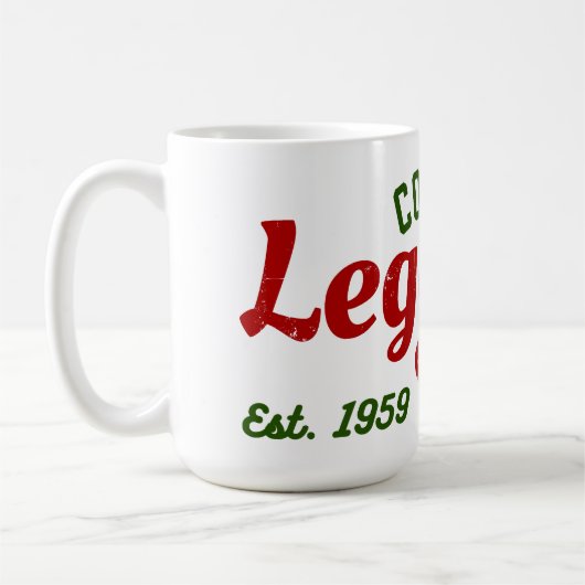 COBOL Legends Est. 1959 – A Retro Tech Sticker Koffiemok (Links)