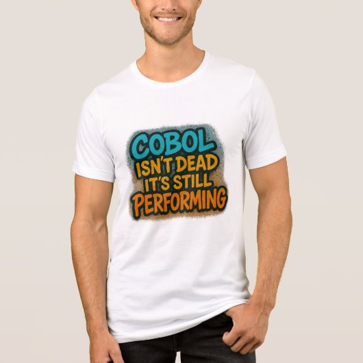 Cobol presteert nog steeds Tri-Blend shirt (Voorkant)