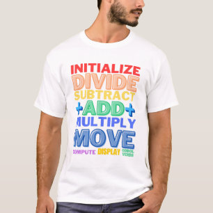 Cobol Programmeertaal Basis Werkwoorden T-shirt