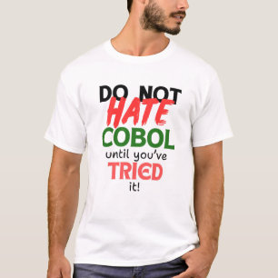 COBOL-programmeertaal gebruiken met liefde T-shirt