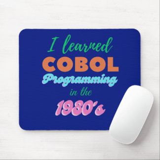 COBOL-programmeertaal geleerd in de jaren 80 Muismat