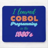 COBOL-programmeertaal geleerd in de jaren 80 Muismat (Voorkant)