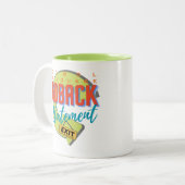 Cobol Programmeertaal GOBACK Statement Tweekleurige Koffiemok (Voorkant links)