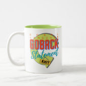 Cobol Programmeertaal GOBACK Statement Tweekleurige Koffiemok (Links)