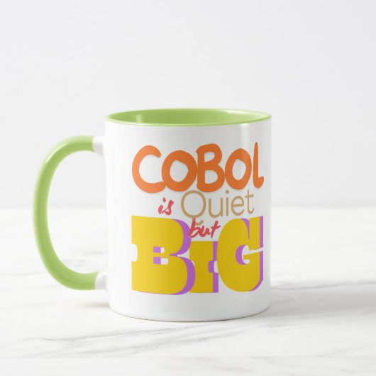 Cobol-programmeertaal is stil maar groot mok (Links)