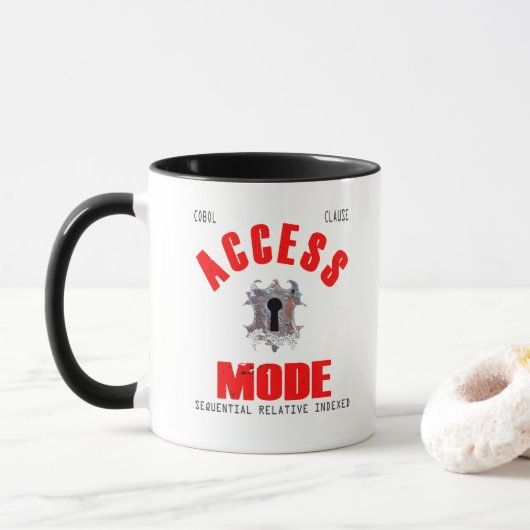 Cobol Programmeertoegang Modus Mok (Met donut)