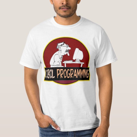 COBOL Programmer - Old-School Coding Legend  T-shirt (Voorkant)