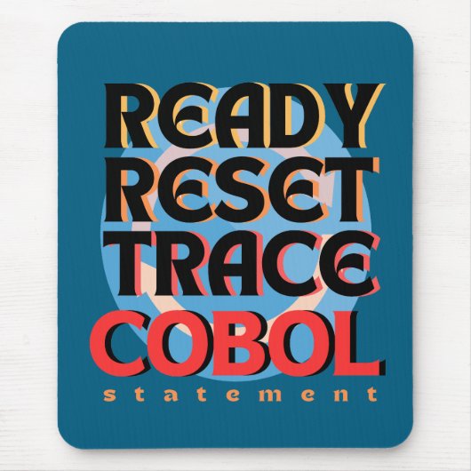 Cobol Programmeren Reset Trace Muismat (Voorkant)