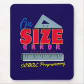 Cobol-programmering bij Size Error-conditie Muismat (Voorkant)