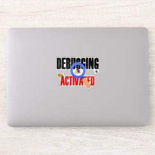 Cobol-programmering Debug-modus geactiveerd Sticke Sticker