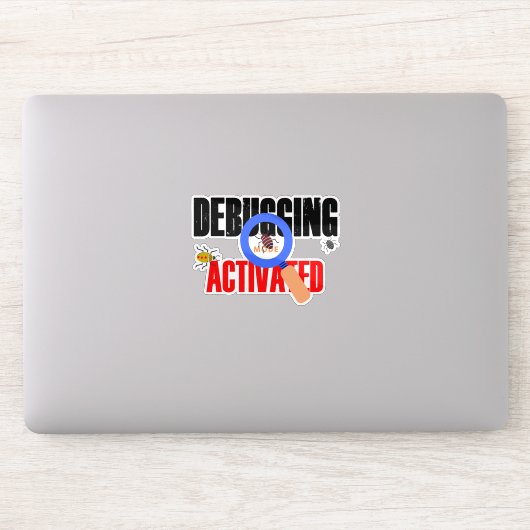 Cobol-programmering Debug-modus geactiveerd Sticke Sticker (Computer)