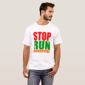 Cobol-programmering Stop Run-statement T-shirt (Voorkant volledig)
