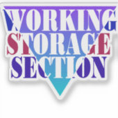 Cobol-programmering Werkopslag Sticker (Voorkant)