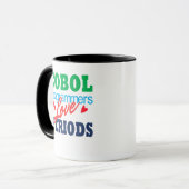 Cobol-programmeurs houden van punten mok (Voorkant links)