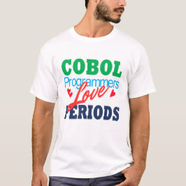 Cobol-programmeurs houden van punten t-shirt
