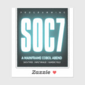 Cobol Programming Abend Soc7 Sticker (Vel)