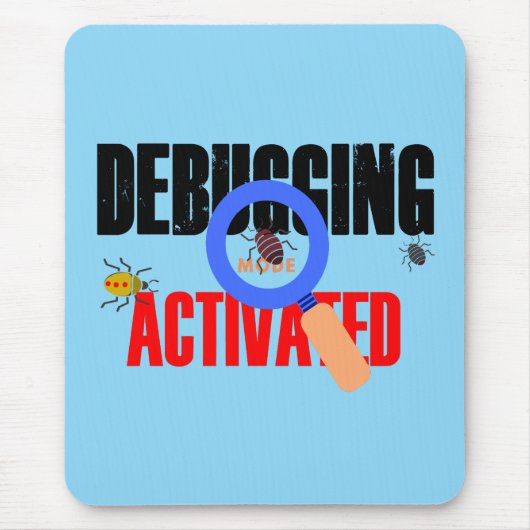 Cobol Programming Debug Mode Activated Muismat (Voorkant)