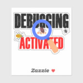 Cobol Programming Debug Mode Activated Sticker (Vel)