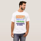 COBOL Programming met de Acceptatie Verklaring T-shirt (Voorkant volledig)