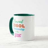 COBOL-taal geleerd in Y2K (jaar 2000) Mok (Voorkant links)