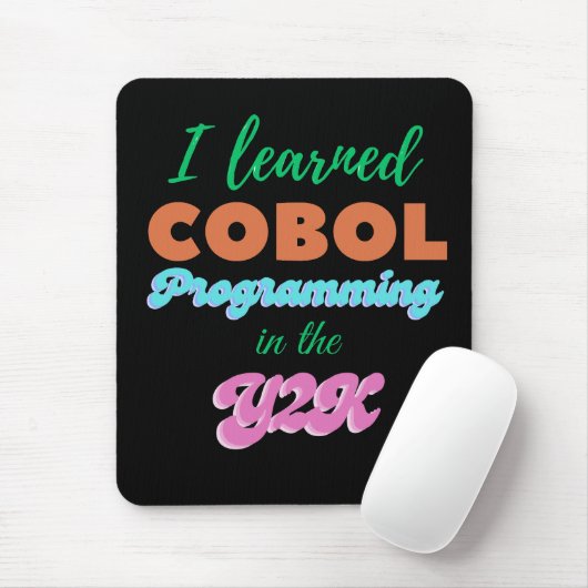 COBOL-taal geleerd in Y2K (jaar 2000) Muismat (Met muis)
