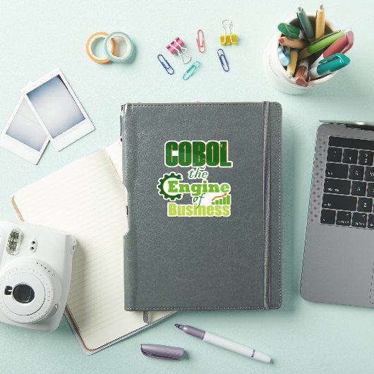 Cobol The Engine of Business Sticker (iPad Cover)