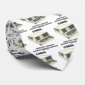 COBOL volledig verouderd zakelijk georiënteerd Lan Stropdas (Opgerold)