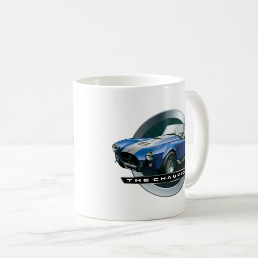 Cobra 427 blauw koffiemok (Voorkant rechts)