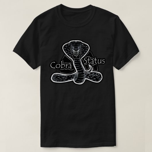 Cobra afgedekte grafische kunst t-shirt (Design voorkant)