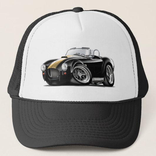 Cobra Black-Gold Car Trucker Pet (Voorkant)