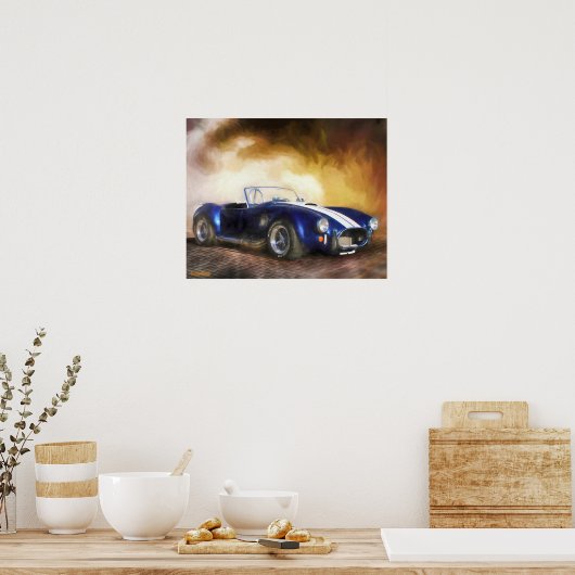 Cobra Car "STRIKER FANG" Poster (Keuken)