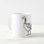 Cobra Chicken grappige gans Koffiemok (Voorkant links)