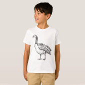 Cobra Chicken grappige gans T-shirt (Voorkant volledig)