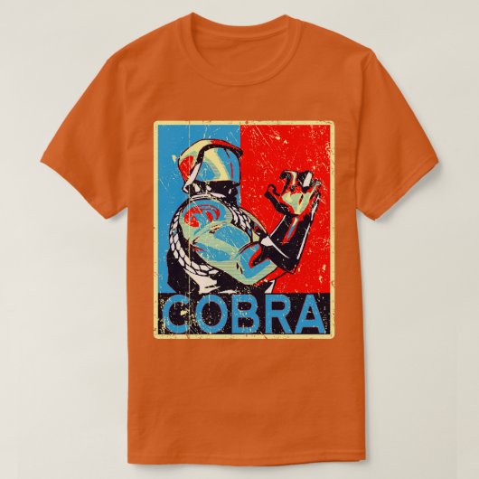 Cobra Commander 80s toons T-shirt (Design voorkant)
