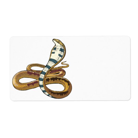cobra etiket (Voorkant)