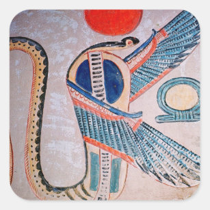 Cobra god, Egyptisch Vierkante Sticker