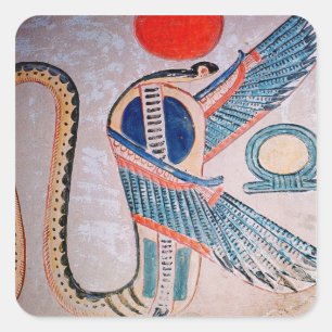 Cobra god, Egyptisch Vierkante Sticker