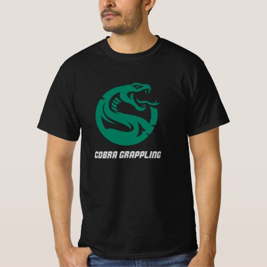 Cobra Grappling Slang BJJ Training T-shirt (Voorkant)