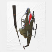 COBRA HELICOPTER FLEECE DEKEN (Voorkant)