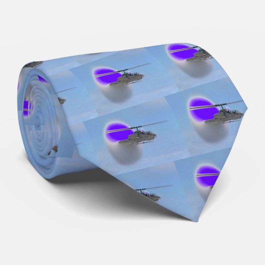 cobra-helikopter stropdas (Opgerold)