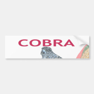 Cobra in Basket Art Print Bumpersticker
