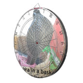 Cobra in Basket Art Print Dartbord (Voorkant Rechts)