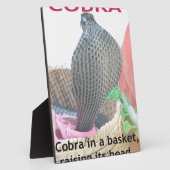 Cobra in Basket Art Print Fotoplaat (Zijkant)